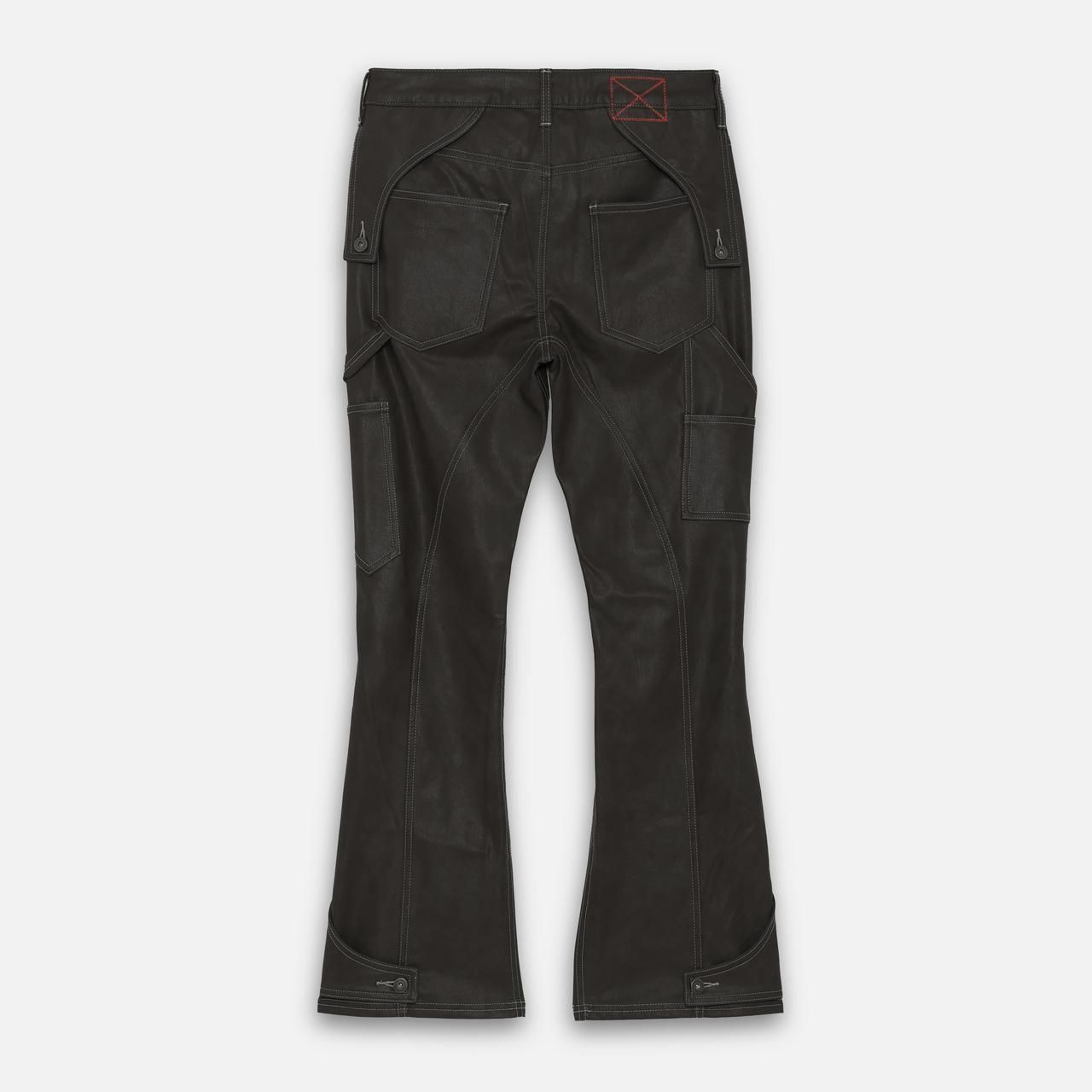 <img class='new_mark_img1' src='https://img.shop-pro.jp/img/new/icons5.gif' style='border:none;display:inline;margin:0px;padding:0px;width:auto;' />MLVINCE () |  FAUX LEATHER HOLSTER PANTS BLACK