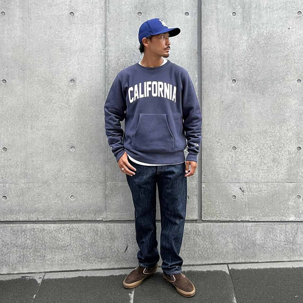 <img class='new_mark_img1' src='https://img.shop-pro.jp/img/new/icons5.gif' style='border:none;display:inline;margin:0px;padding:0px;width:auto;' />STANDARD CALIFORNIA ( ե˥)Champion For SD Exclusive Reverse Weave Crew Sweat Navy