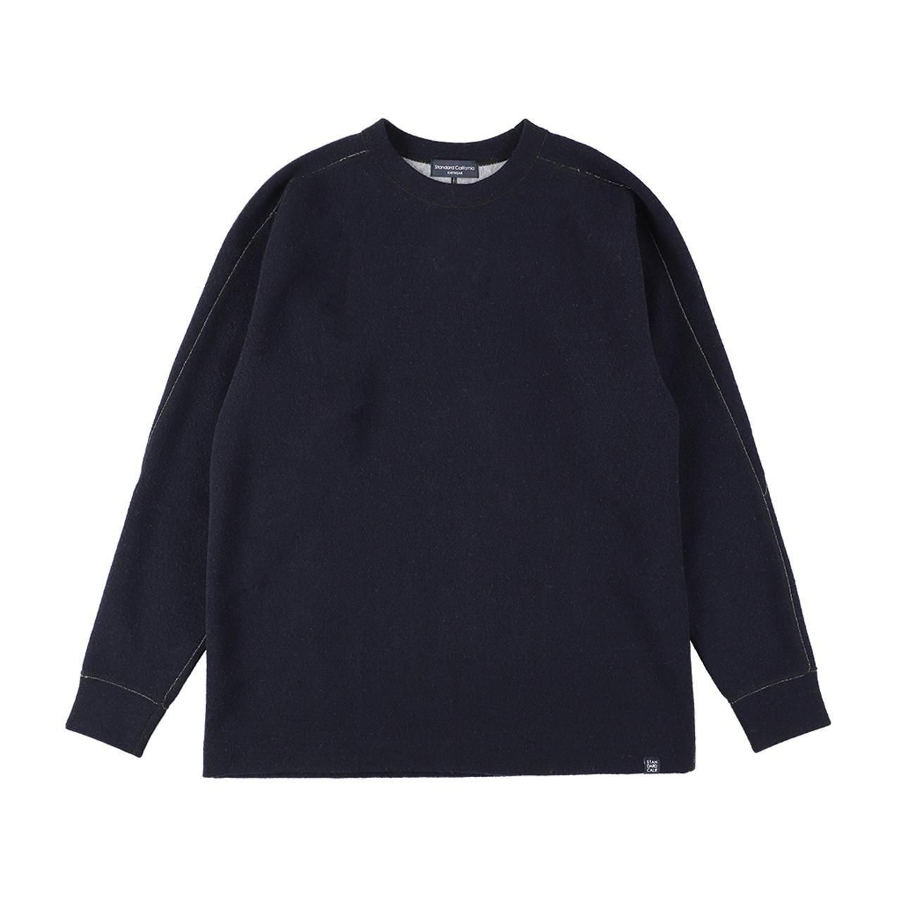 <img class='new_mark_img1' src='https://img.shop-pro.jp/img/new/icons5.gif' style='border:none;display:inline;margin:0px;padding:0px;width:auto;' />STANDARD CALIFORNIA ( ե˥)SD 2Layer Wool Knit Navy