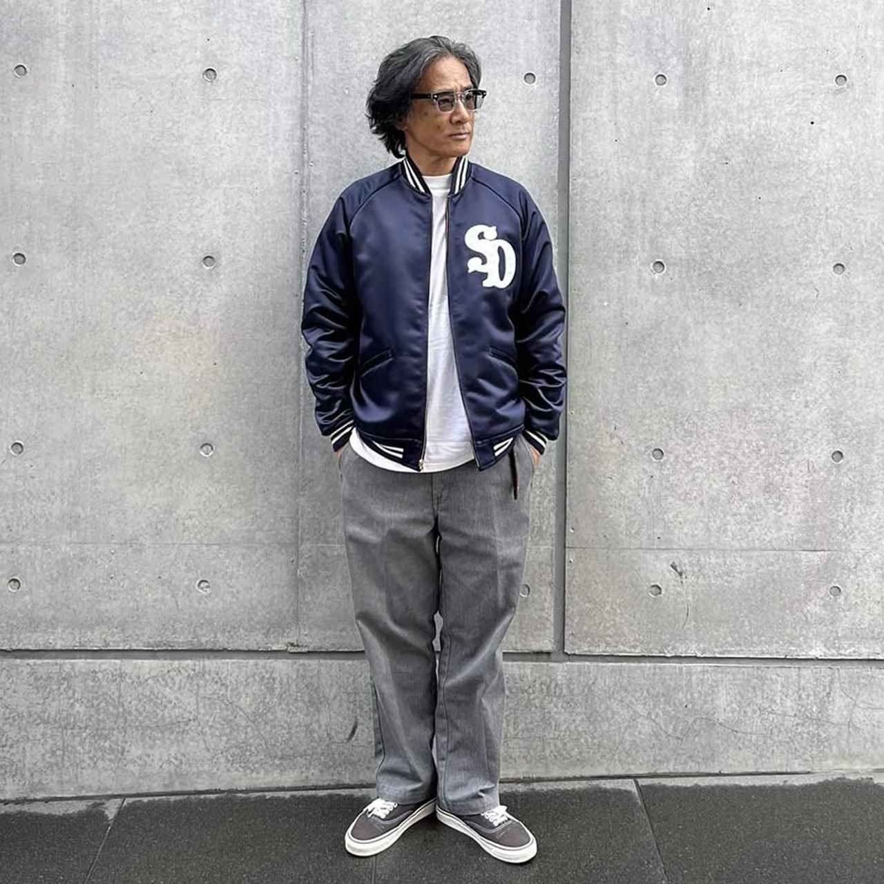 <img class='new_mark_img1' src='https://img.shop-pro.jp/img/new/icons5.gif' style='border:none;display:inline;margin:0px;padding:0px;width:auto;' />STANDARD CALIFORNIA ( ե˥)SD Souvenir Jacket Navy