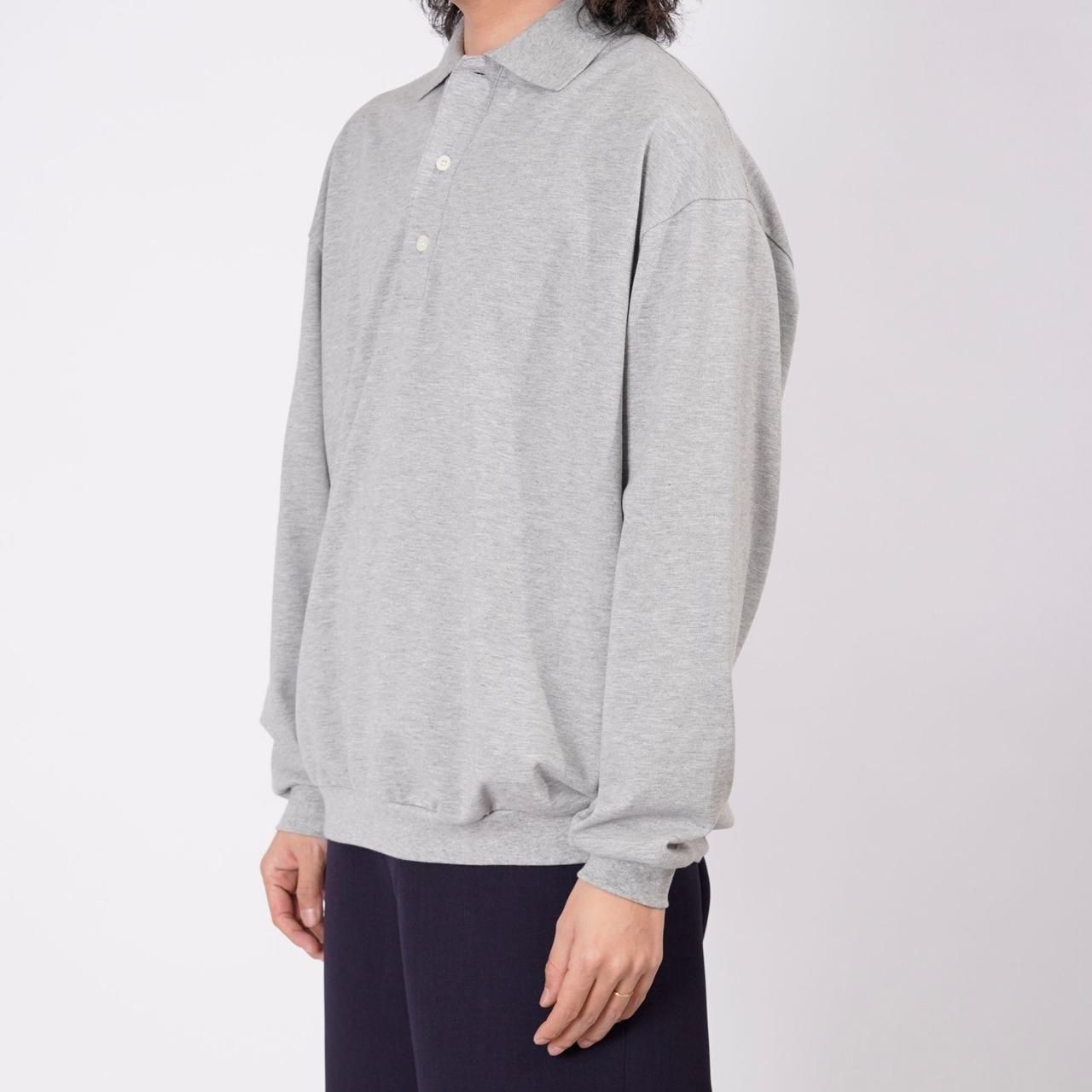 <img class='new_mark_img1' src='https://img.shop-pro.jp/img/new/icons5.gif' style='border:none;display:inline;margin:0px;padding:0px;width:auto;' />EVCON (ӥ)POLO L/S SHIRT GRAY