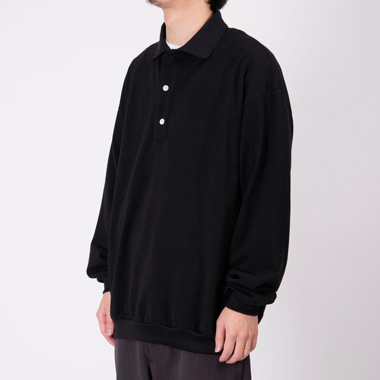 <img class='new_mark_img1' src='https://img.shop-pro.jp/img/new/icons5.gif' style='border:none;display:inline;margin:0px;padding:0px;width:auto;' />EVCON (ӥ)POLO L/S SHIRT BLACK