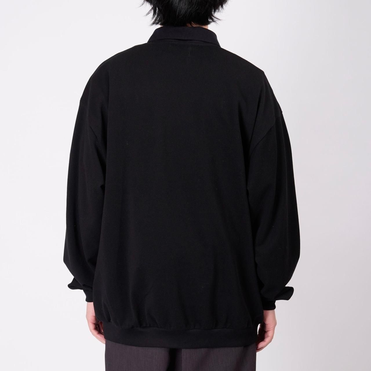 <img class='new_mark_img1' src='https://img.shop-pro.jp/img/new/icons5.gif' style='border:none;display:inline;margin:0px;padding:0px;width:auto;' />EVCON (ӥ)POLO L/S SHIRT BLACK