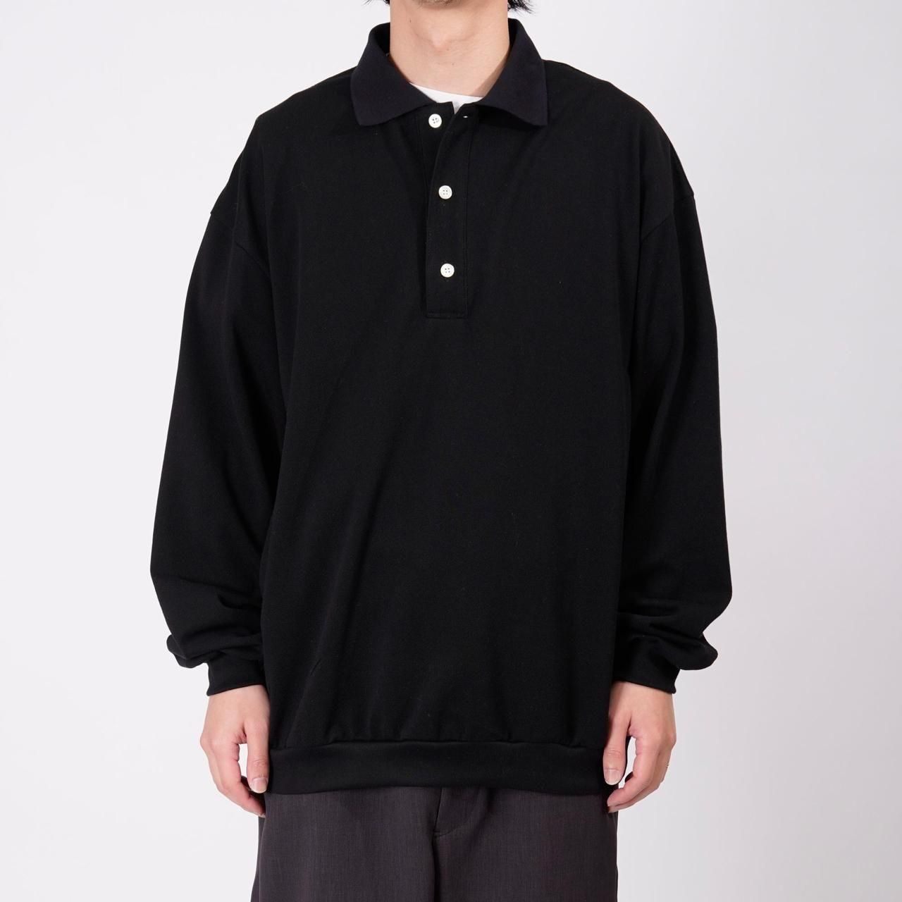 <img class='new_mark_img1' src='https://img.shop-pro.jp/img/new/icons5.gif' style='border:none;display:inline;margin:0px;padding:0px;width:auto;' />EVCON (ӥ)POLO L/S SHIRT BLACK