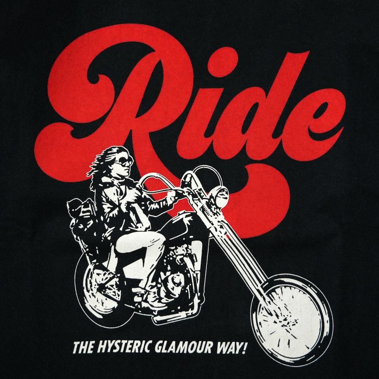 <img class='new_mark_img1' src='https://img.shop-pro.jp/img/new/icons5.gif' style='border:none;display:inline;margin:0px;padding:0px;width:auto;' />HYSTERIC GLAMOUR (ҥƥåޡ)RIDE A MOTORCYCLE T ֥å