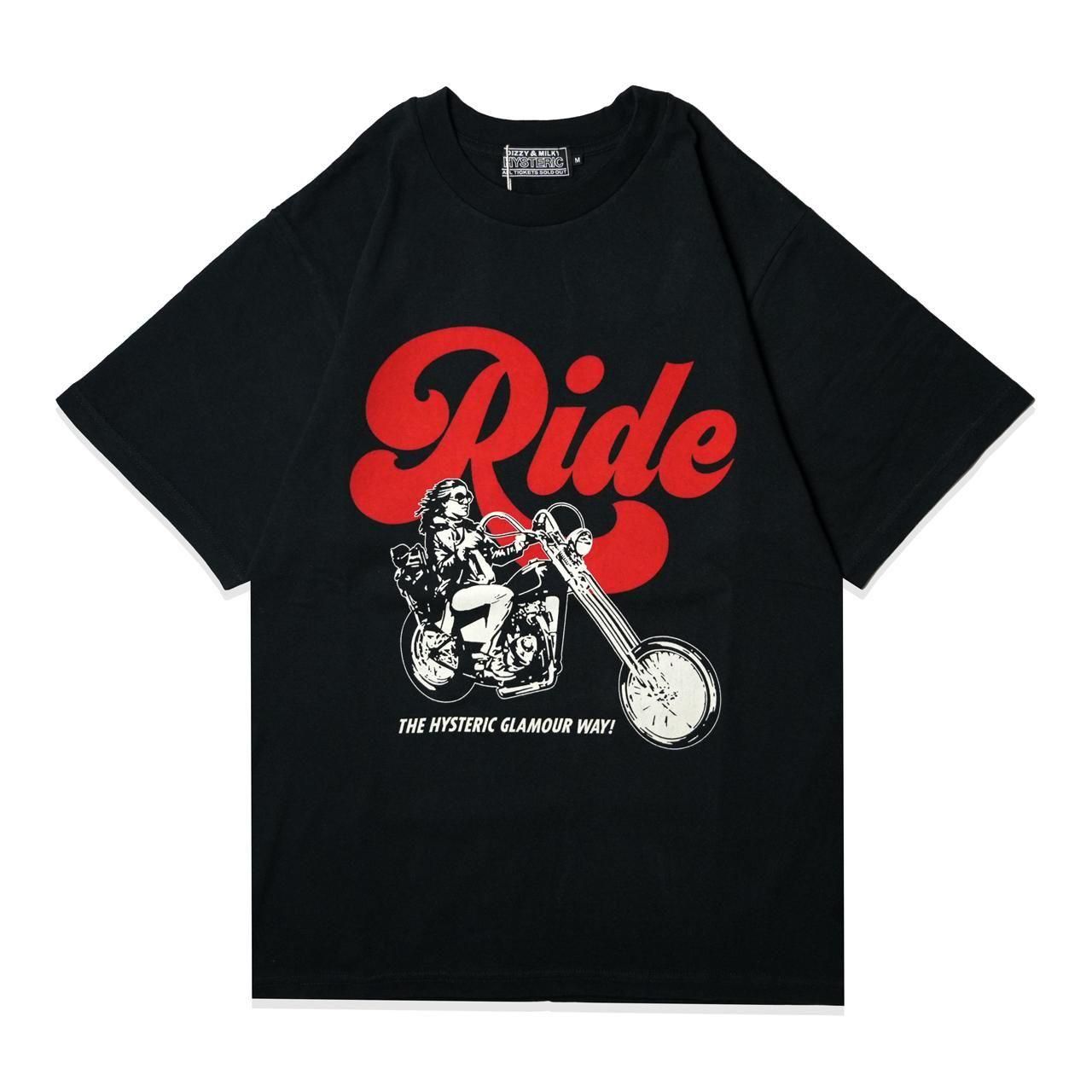<img class='new_mark_img1' src='https://img.shop-pro.jp/img/new/icons5.gif' style='border:none;display:inline;margin:0px;padding:0px;width:auto;' />HYSTERIC GLAMOUR (ҥƥåޡ)RIDE A MOTORCYCLE T ֥å