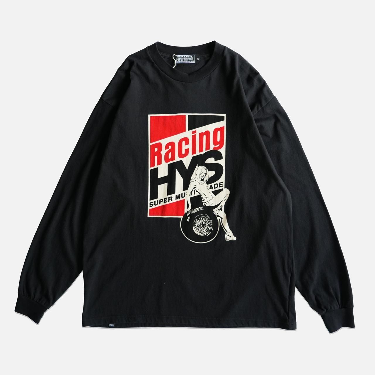 <img class='new_mark_img1' src='https://img.shop-pro.jp/img/new/icons5.gif' style='border:none;display:inline;margin:0px;padding:0px;width:auto;' />HYSTERIC GLAMOUR (ҥƥåޡ)RACING HYS T ֥å