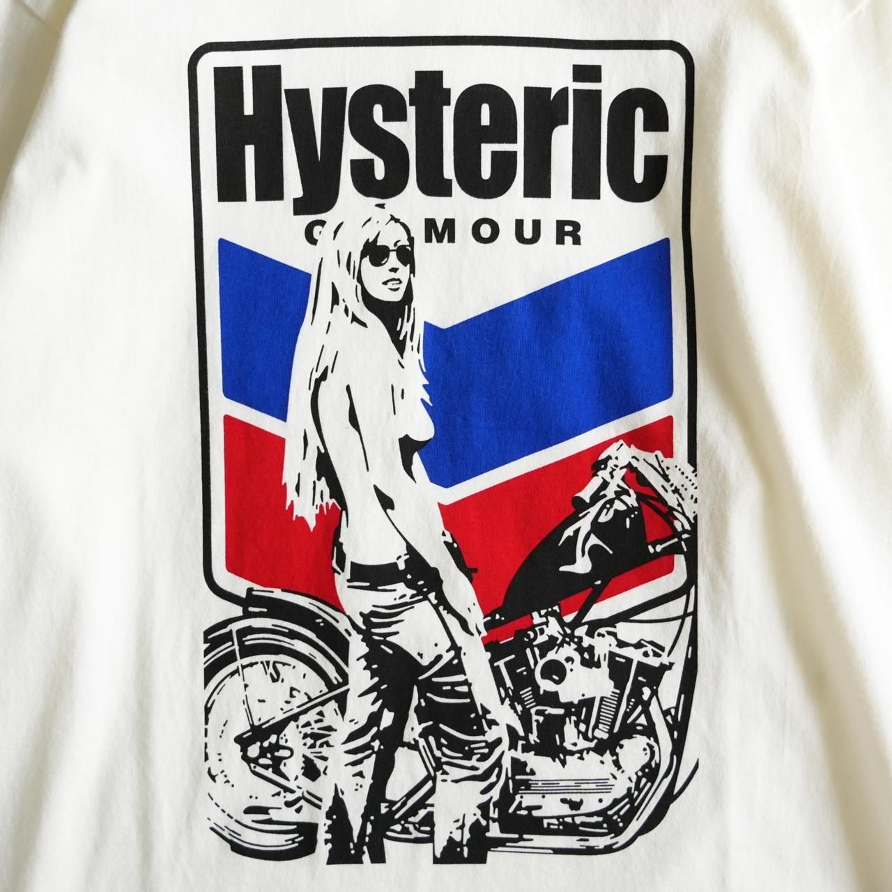 <img class='new_mark_img1' src='https://img.shop-pro.jp/img/new/icons5.gif' style='border:none;display:inline;margin:0px;padding:0px;width:auto;' />HYSTERIC GLAMOUR (ҥƥåޡ)MOTORCYCLE GIRL T ۥ磻