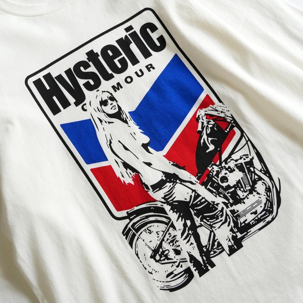 HYSTERIC GLAMOUR (ヒステリックグラマー)｜MOTORCYCLE GIRL Tシャツ