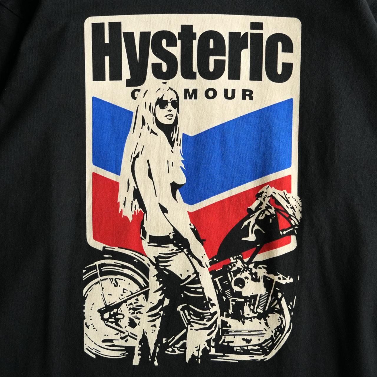 HYSTERIC GLAMOUR (ヒステリックグラマー)｜MOTORCYCLE GIRL Tシャツ