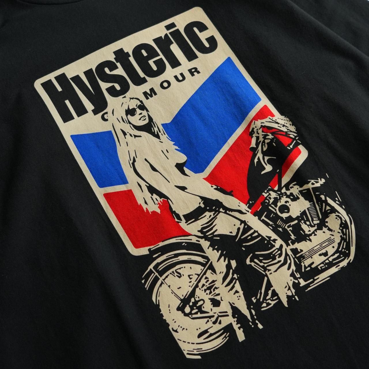 ヒステリックグラマー レディース Tシャツ HYSTERIC GLAMOUR (ヒステリックグラマー)｜MOTORCYCLE GIRL Tシャツ
