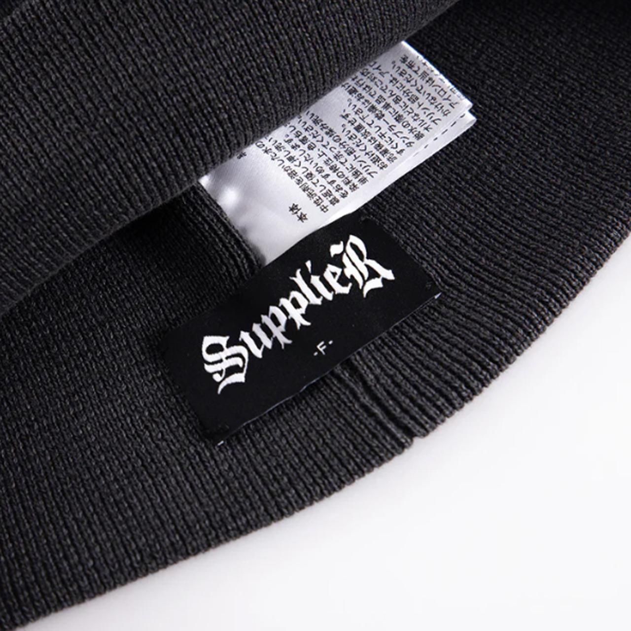 SUPPLIER サプライヤー ビーニー クロス レザー SUPPLIER（サプライヤー）の「SUPPLIER/サプライヤー Faux
