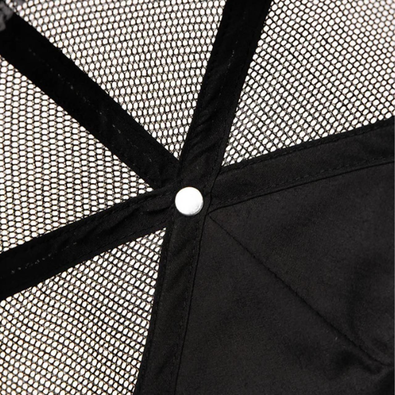 <img class='new_mark_img1' src='https://img.shop-pro.jp/img/new/icons5.gif' style='border:none;display:inline;margin:0px;padding:0px;width:auto;' />SUPPLIER (ץ饤䡼)Cross Leather Patch Mesh Cap Black
