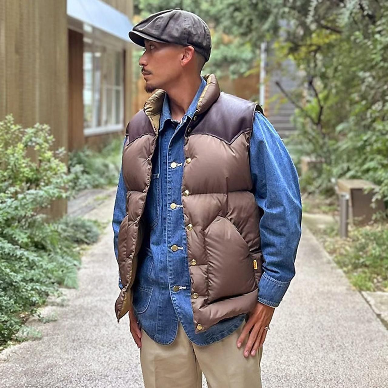 <img class='new_mark_img1' src='https://img.shop-pro.jp/img/new/icons5.gif' style='border:none;display:inline;margin:0px;padding:0px;width:auto;' />STANDARD CALIFORNIA ( ե˥)Rocky Mountain Featherbed / SD Down Vest Brown