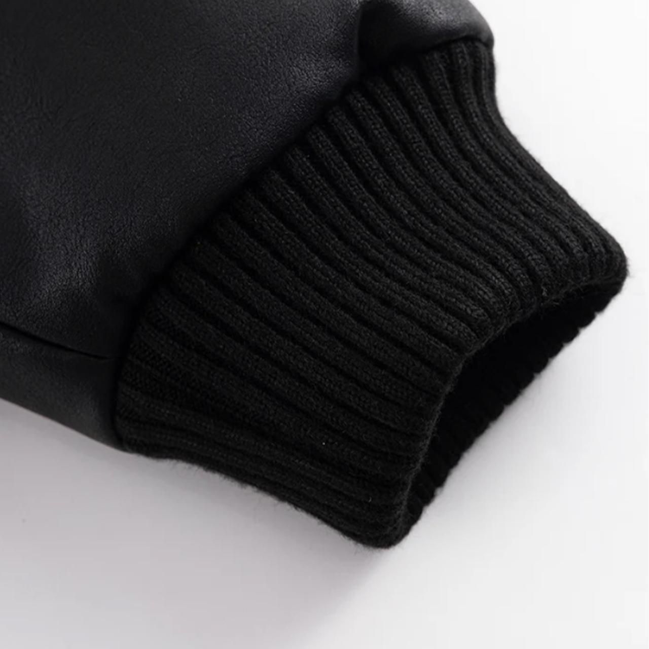 <img class='new_mark_img1' src='https://img.shop-pro.jp/img/new/icons5.gif' style='border:none;display:inline;margin:0px;padding:0px;width:auto;' />SUPPLIER (ץ饤䡼)Faux Fur Hooded Bomber Jacket Black