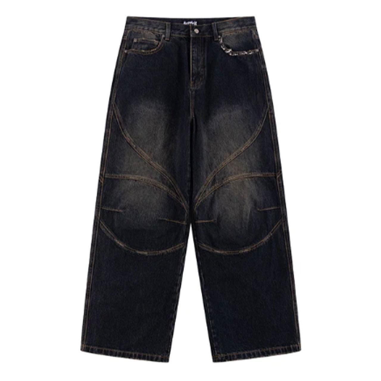 <img class='new_mark_img1' src='https://img.shop-pro.jp/img/new/icons5.gif' style='border:none;display:inline;margin:0px;padding:0px;width:auto;' />SUPPLIER (ץ饤䡼)Switching Pierced Baggy Jeans Blue