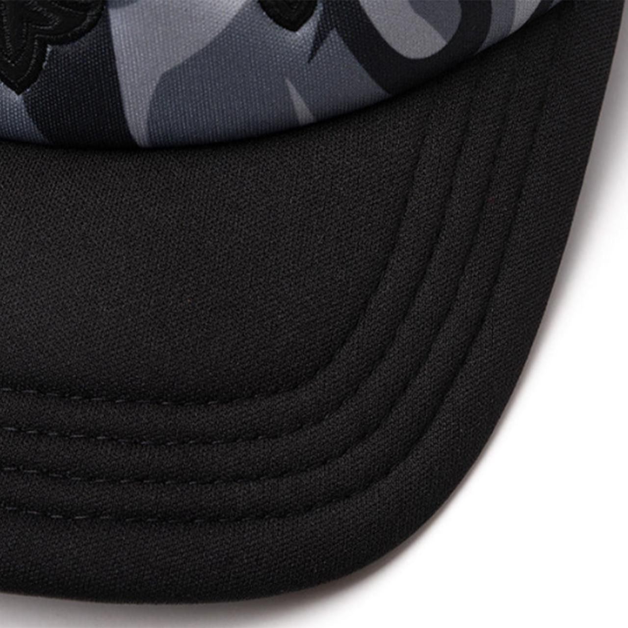 <img class='new_mark_img1' src='https://img.shop-pro.jp/img/new/icons5.gif' style='border:none;display:inline;margin:0px;padding:0px;width:auto;' />SUPPLIER (ץ饤䡼)Tribal Camo Cross Leather Patch Mesh Cap Black