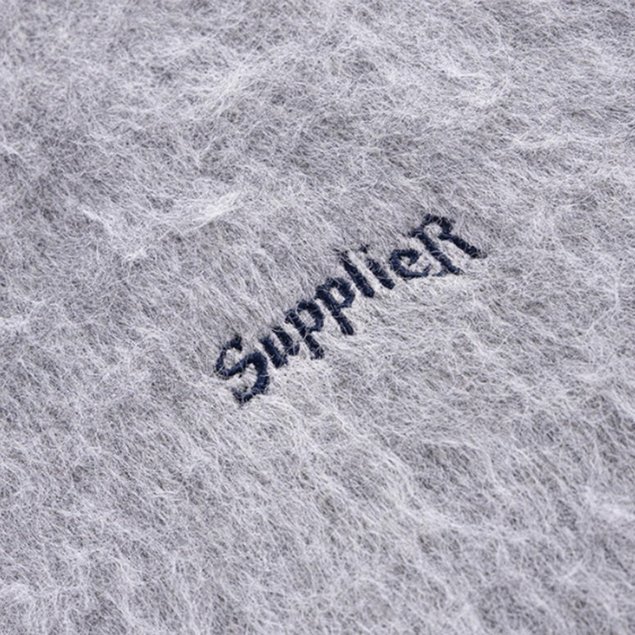 <img class='new_mark_img1' src='https://img.shop-pro.jp/img/new/icons5.gif' style='border:none;display:inline;margin:0px;padding:0px;width:auto;' />SUPPLIER (ץ饤䡼)Tribal Cross Pierced Shaggy Knit Gray