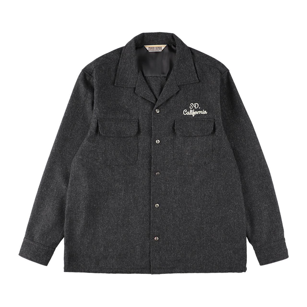 <img class='new_mark_img1' src='https://img.shop-pro.jp/img/new/icons5.gif' style='border:none;display:inline;margin:0px;padding:0px;width:auto;' /> STANDARD CALIFORNIA ( ե˥)SD Wool Shirt Charcoal