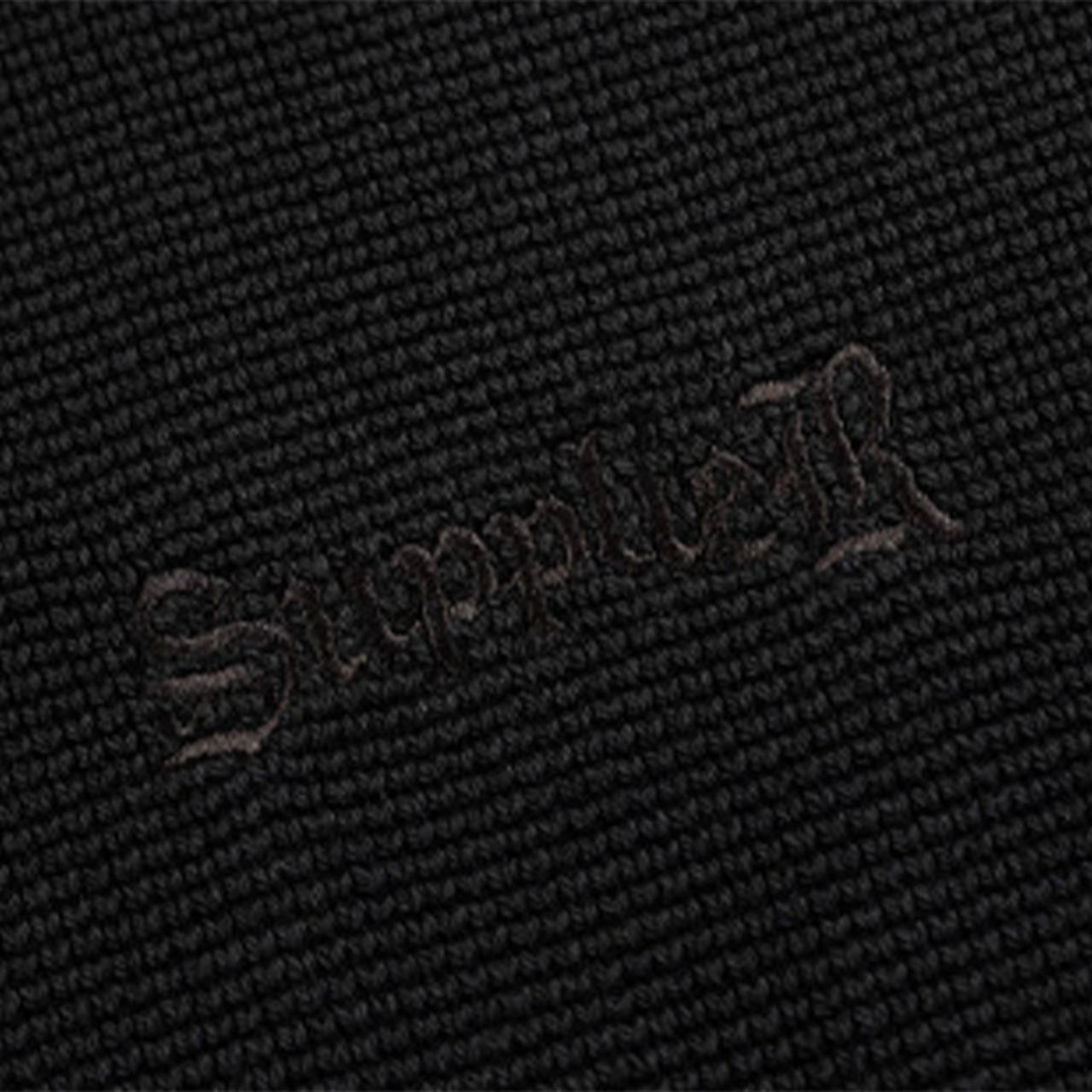 <img class='new_mark_img1' src='https://img.shop-pro.jp/img/new/icons5.gif' style='border:none;display:inline;margin:0px;padding:0px;width:auto;' />SUPPLIER (ץ饤䡼)Cross Leather Patch Thermal Zip Hoodie Black