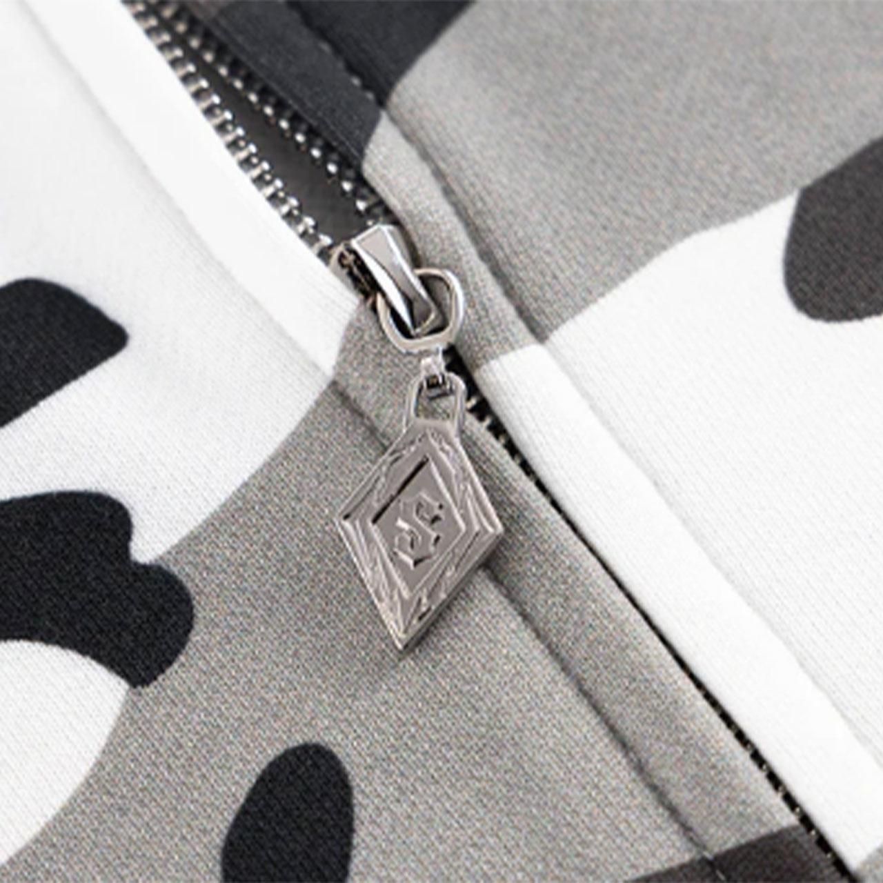 <img class='new_mark_img1' src='https://img.shop-pro.jp/img/new/icons5.gif' style='border:none;display:inline;margin:0px;padding:0px;width:auto;' />SUPPLIER (ץ饤䡼)Camouflage Cross Leather Patch Zip Hoodie White