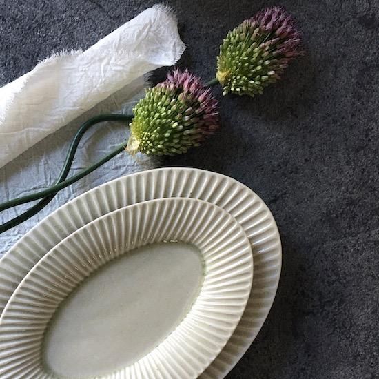 50 稀少 キンロックオーバル皿 【公式通販】