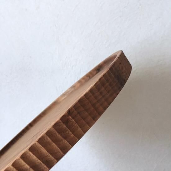 森夏未さん　タルト盆 森夏未 タルト盆 30cm (くるみ ) - Rikka Knot うつわ・こまもの