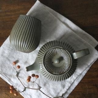 小倉夏樹 鎬(しのぎ)丸カップ L 長石釉