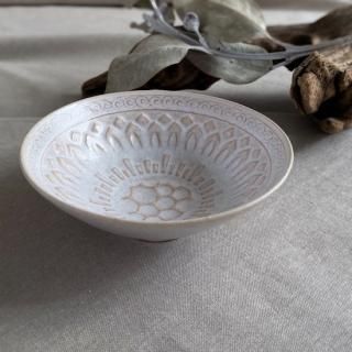 和食器　小鉢6個セット　花形 白磁〈竹内玄太郎〉 和食器 小鉢6個セット 花形 白磁〈竹内玄太郎〉