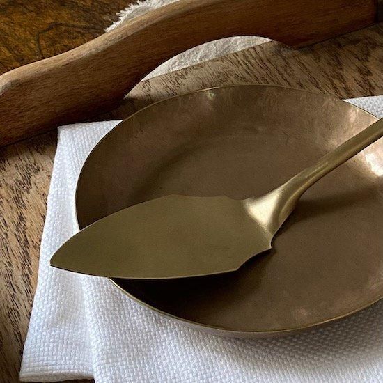 日渓美佐江　真鍮　ケーキサーバー 日渓美佐江 真鍮 ケーキサーバー ケーキサーバー cake server
