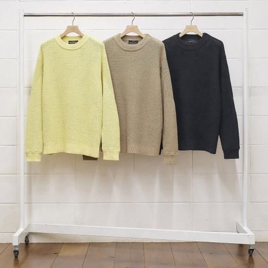 SALE 40%OFF【UNUSED/アンユーズド】US1804 crew neck knit SALE 40%OFF【UNUSED/アンユーズド】US1804 crew neck knit