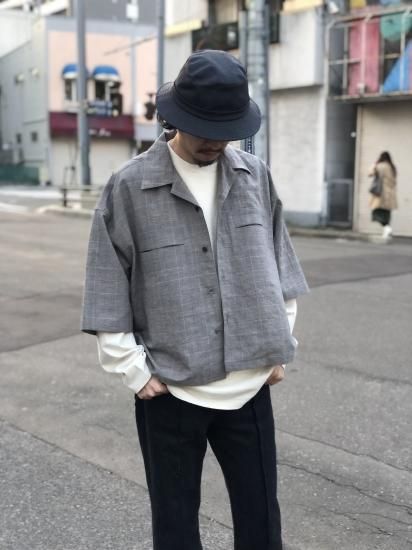 SALE 30%OFF【UNUSED/アンユーズド】 US1806 glen check short sleeve shirt. -  「PLACE/プレイス」UNUSED、is-ness、C.E、BlackEyePatch、HELLRAZOR、SON OF THE  CHEESE等通販・正規取扱店 |