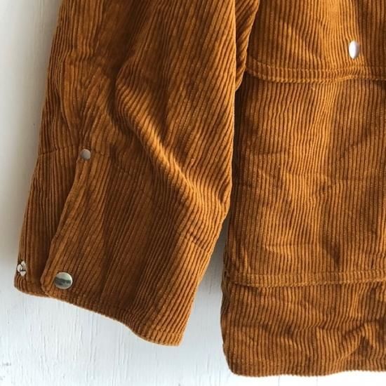UNUSED fireman corduroy jacket ブラウン 1 UNUSED fireman corduroy jacket ブラウン 1