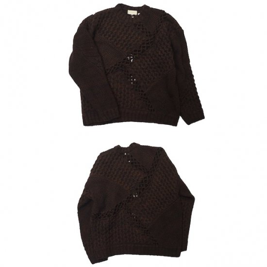 SALE 40%OFF【JieDa/ジエダ】MIX CABLE KNIT(BROWN/BLACK) -  「PLACE/プレイス」UNUSED、is-ness、C.E、BlackEyePatch、HELLRAZOR、SON OF THE  CHEESE等通販・正規取扱店 | 青森市