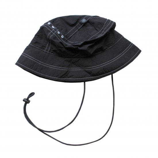 NOROLL/ノーロール】OZ LONG BRIM HAT(BLACK) - 「PLACE