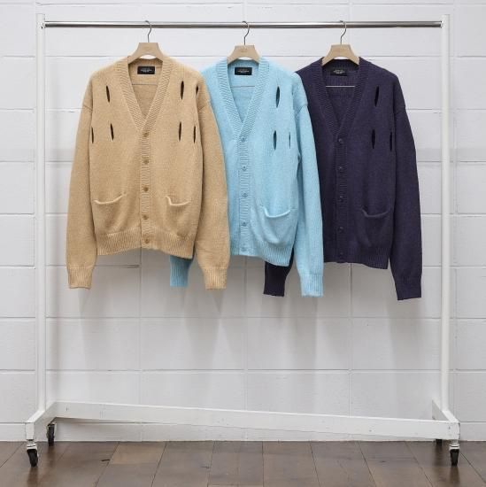 SALE 40%OFF【UNUSED/アンユーズド】US2208 5G holed cardigan SALE 40%OFF【UNUSED/アンユーズド】US2208 5G holed cardigan