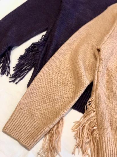 SALE 40%OFF【UNUSED/アンユーズド】US2206 5G fringe crewneck