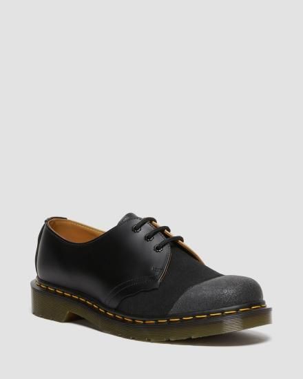 【Dr.Martens/ドクターマーチン】MIE 1461 REVERSE 3 HOLE SHOES(BLACK) -  「PLACE/プレイス」UNUSED、is-ness、C.E、BlackEyePatch、HELLRAZOR、SON OF THE  CHEESE等通販・正規取扱店 | 青森市