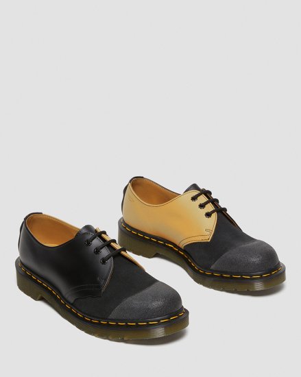 【Dr.Martens/ドクターマーチン】MIE 1461 REVERSE 3 HOLE SHOES(BLACK) -  「PLACE/プレイス」UNUSED、is-ness、C.E、BlackEyePatch、HELLRAZOR、SON OF THE  CHEESE等通販・正規取扱店 | 青森市