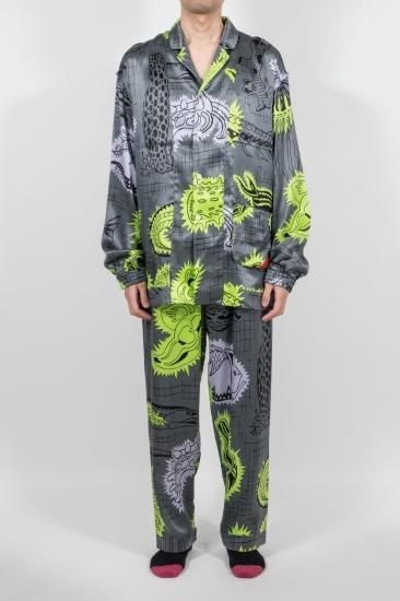 SALE 40%OFF【PHINGERIN/フィンガリン】NIGHT SHIRT SILK SALE 40%OFF【PHINGERIN/フィンガリン】NIGHT SHIRT SILK