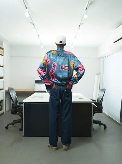 SALE 40%OFF【PHINGERIN/フィンガリン】NIGHT SHIRT SILK TENTACLE