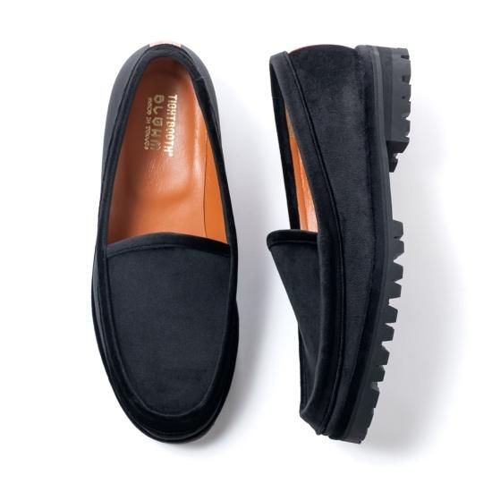 BLOHM/ブローム】x TIGHTBOOTH VELVET RAT LOAFER - 「PLACE/プレイス