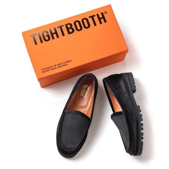 BLOHM/ブローム】x TIGHTBOOTH VELVET RAT LOAFER - 「PLACE