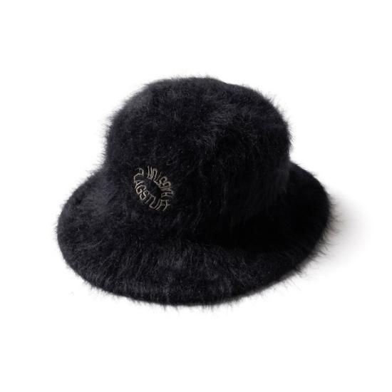 SALE 30%OFF【F-LAGSTUF-F/フラグスタフ】FUR HAT(BLACK