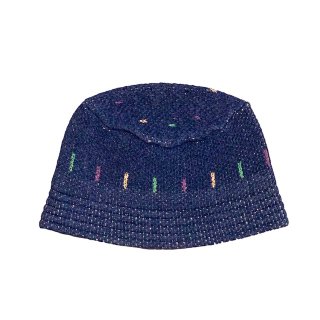 <img class='new_mark_img1' src='https://img.shop-pro.jp/img/new/icons44.gif' style='border:none;display:inline;margin:0px;padding:0px;width:auto;' />NOROLL/ΡKNIT BUCKET HAT(BLUE)
