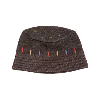 <img class='new_mark_img1' src='https://img.shop-pro.jp/img/new/icons44.gif' style='border:none;display:inline;margin:0px;padding:0px;width:auto;' />NOROLL/ΡKNIT BUCKET HAT(BLACK)