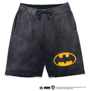 <img class='new_mark_img1' src='https://img.shop-pro.jp/img/new/icons44.gif' style='border:none;display:inline;margin:0px;padding:0px;width:auto;' />BOWWOW/Х復BATMAN SWEAT SHORTS(BLACK AGEING)