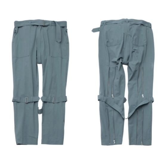 PHINGERIN/フィンガリン】BONTAGE PANTS(SAX) - 「PLACE PHINGERIN/フィンガリン】BONTAGE PANTS(SAX) - 「PLACE