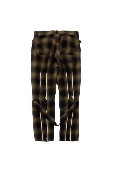 PHINGERIN/フィンガリン】BONTAGE PANTS WOOL OMBRE(YELLOW PHINGERIN/フィンガリン】BONTAGE PANTS WOOL OMBRE(YELLOW