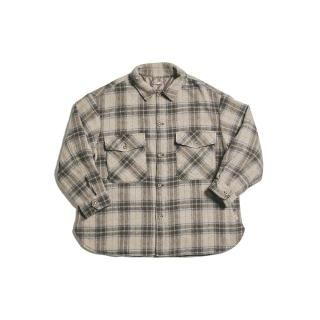 <img class='new_mark_img1' src='https://img.shop-pro.jp/img/new/icons16.gif' style='border:none;display:inline;margin:0px;padding:0px;width:auto;' />SALE 40%OFFis-ness/ͥWOOL CPO SHIRT(BROWN CHECK)